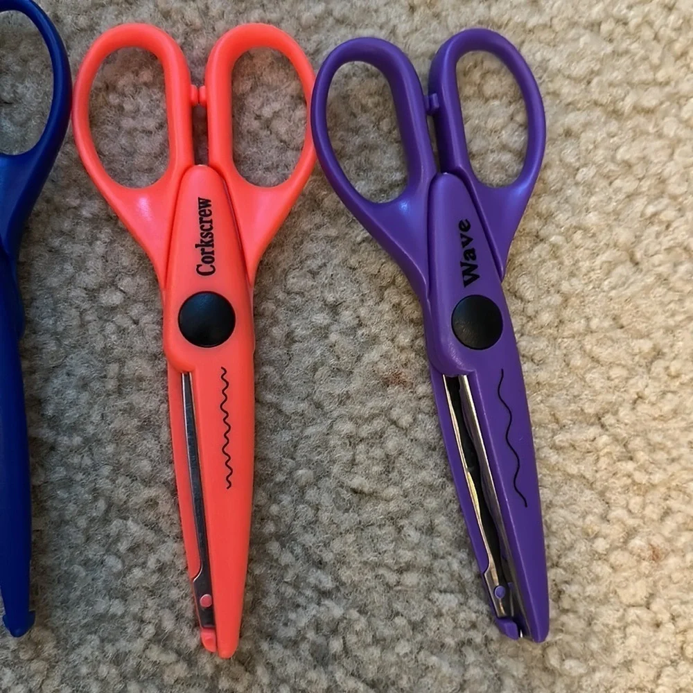 Crafting scissors set of nine